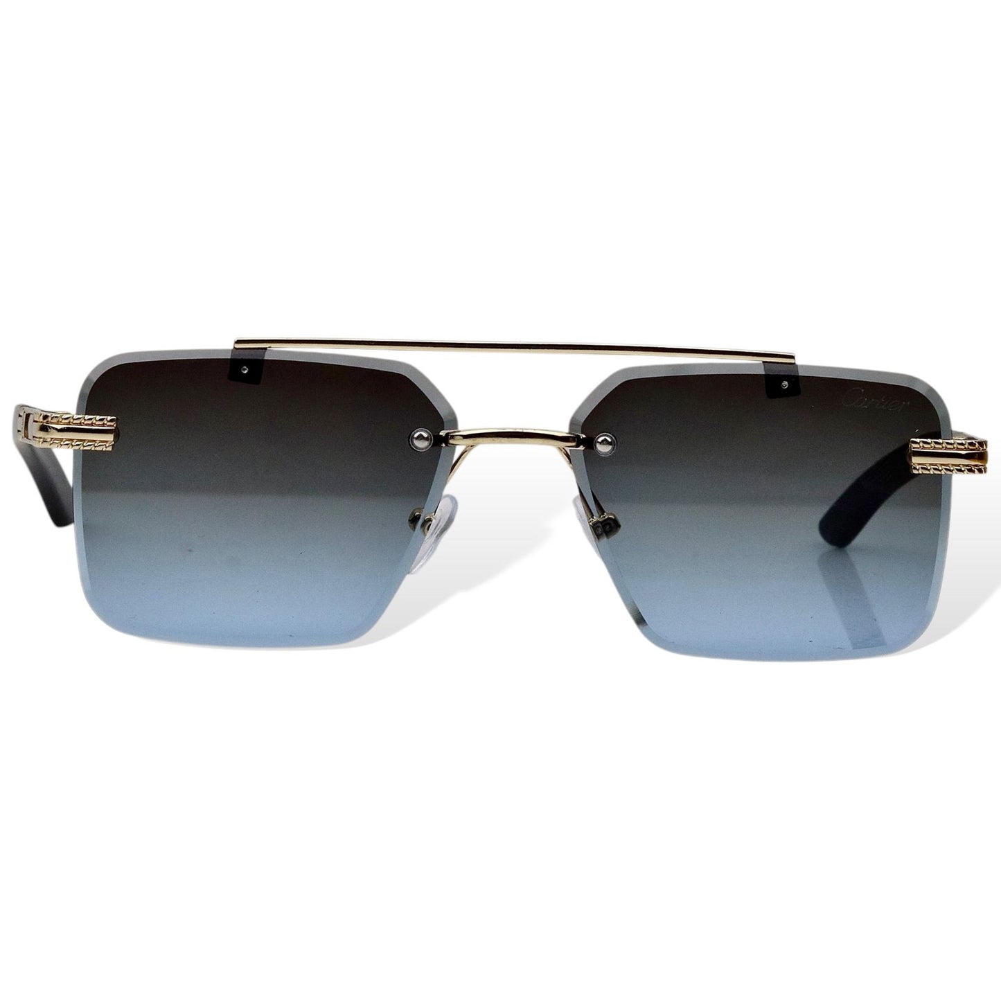 Cartier – Premium Rimless Sunglasses S-433 | Wearluxurys