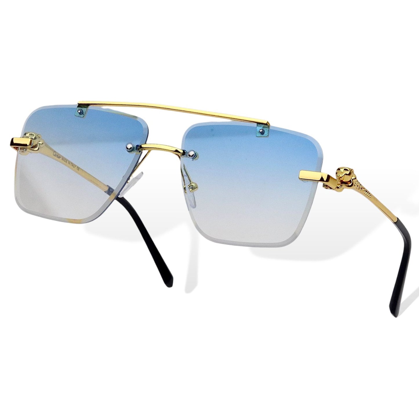 Cartier – Premium Rimless Sunglasses S-466 | Wearluxurys