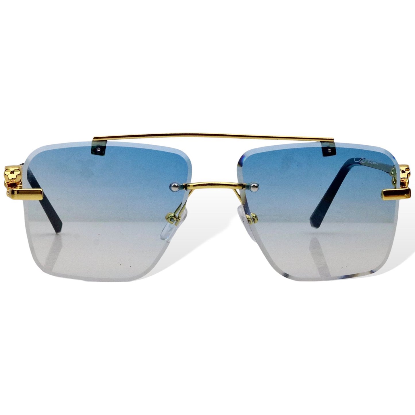 Cartier – Premium Rimless Sunglasses S-466 | Wearluxurys