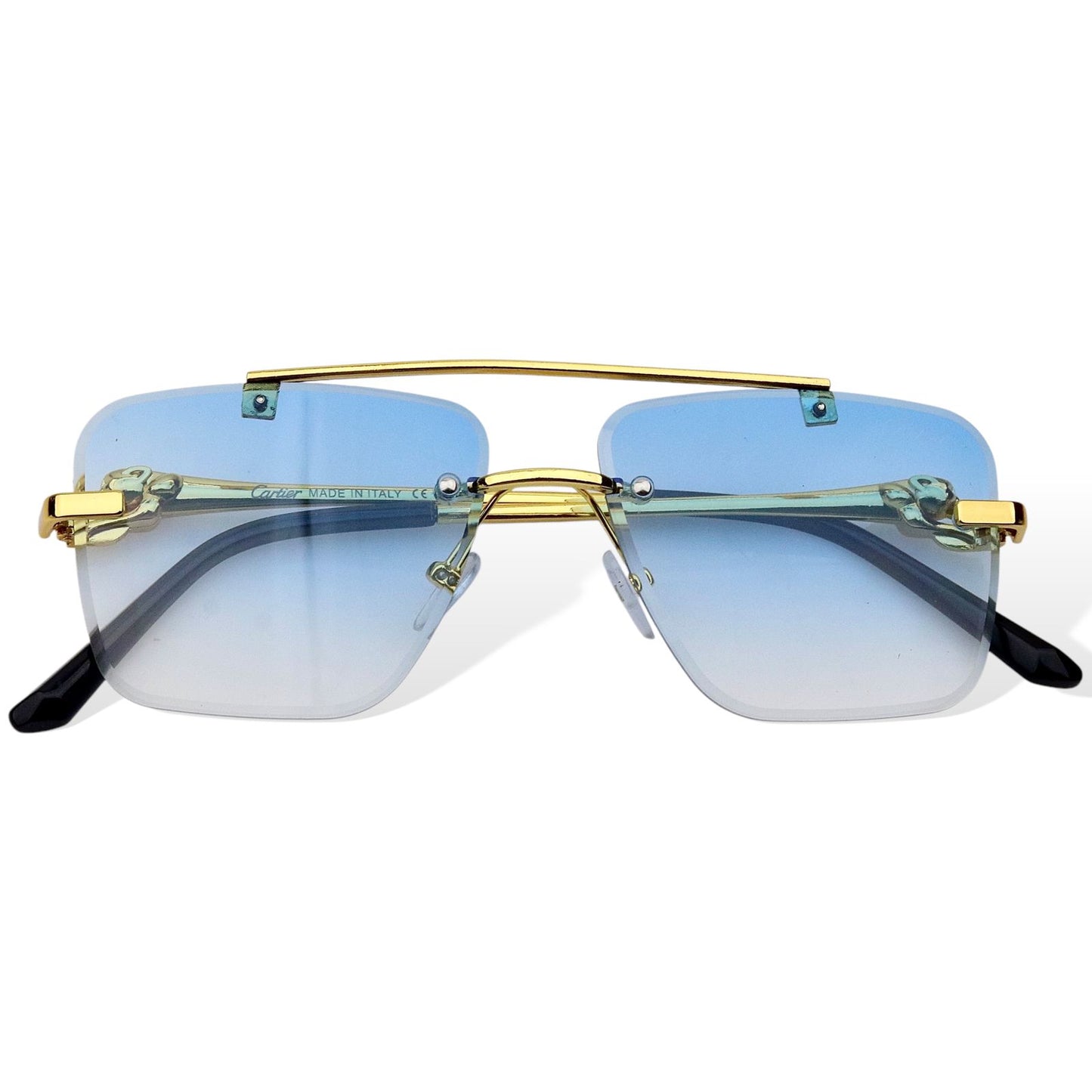 Cartier – Premium Rimless Sunglasses S-466 | Wearluxurys