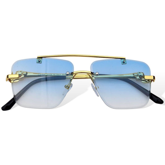 Cartier – Premium Rimless Sunglasses S-466 | Wearluxurys (102680)