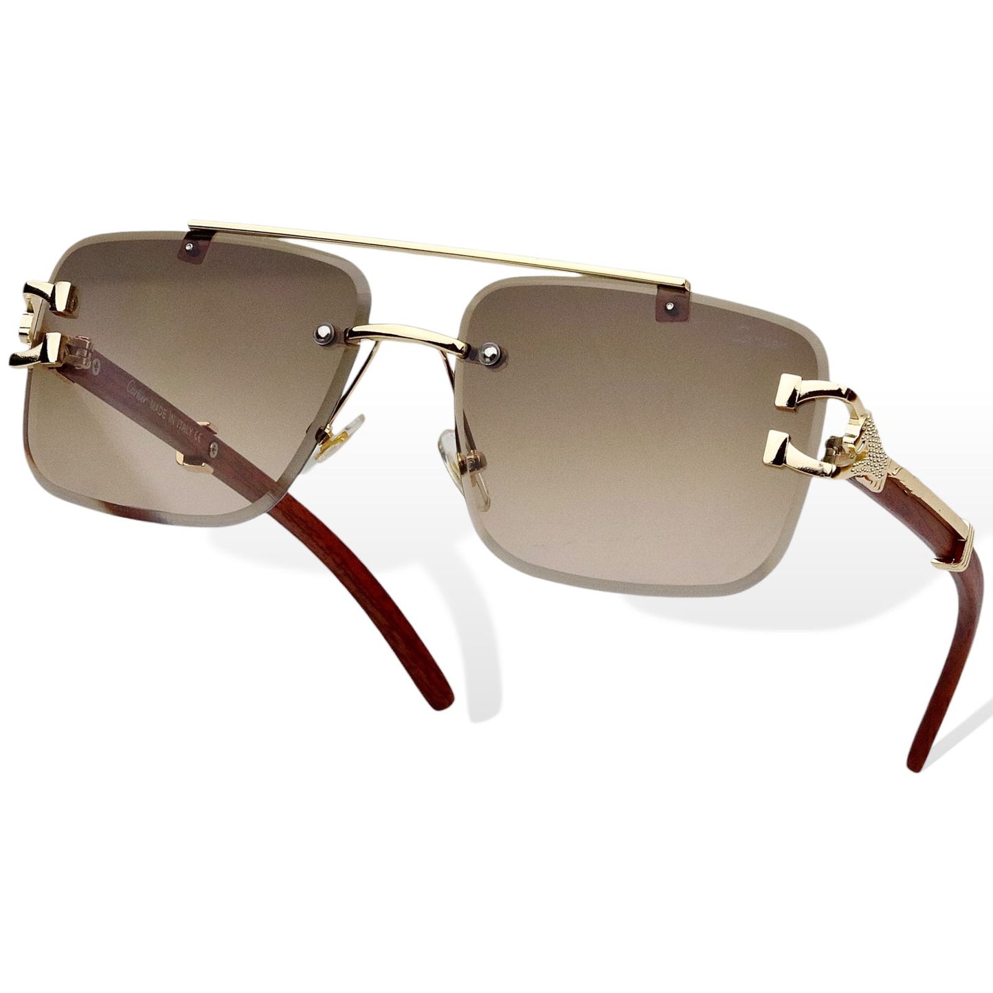 Cartier – Premium Rimless Sunglasses S-470 | Luxury Unisex Eyewear by Wearluxurys