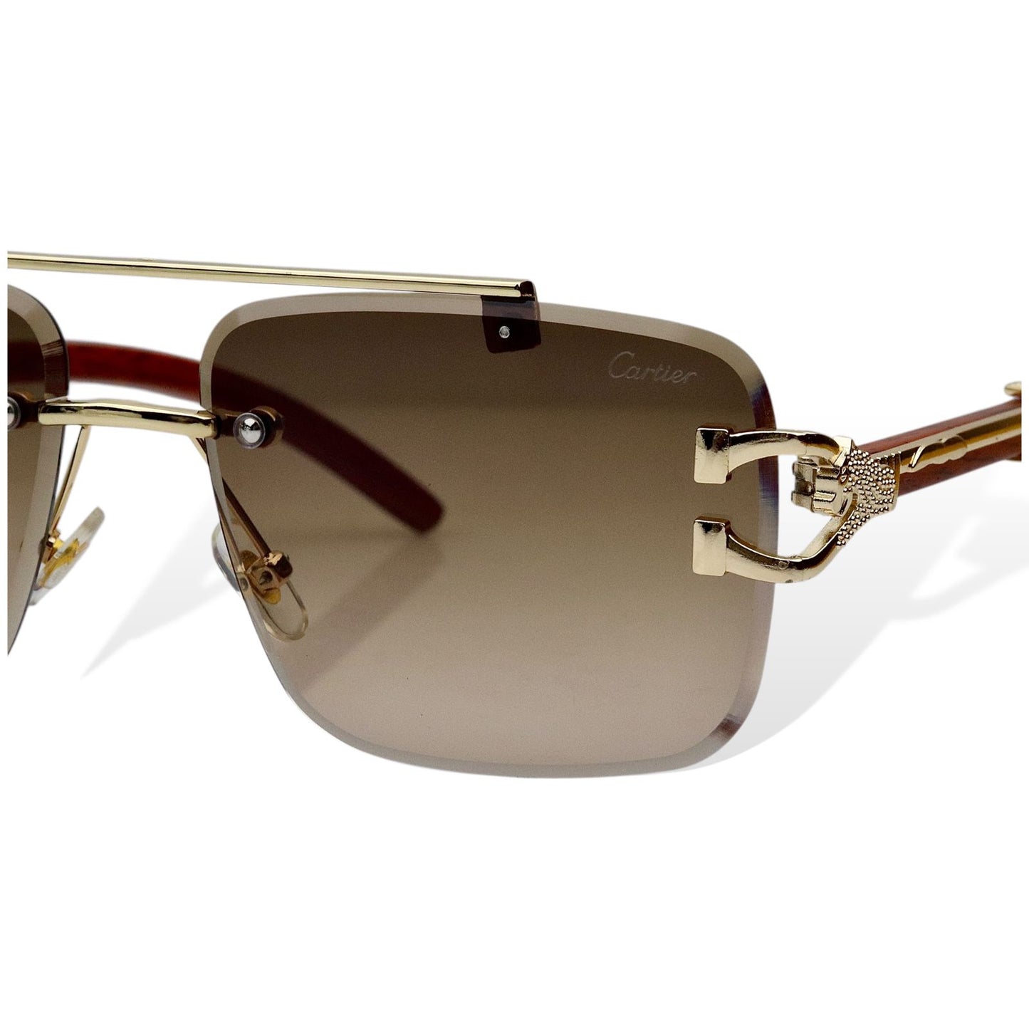 Cartier – Premium Rimless Sunglasses S-470 | Luxury Unisex Eyewear by Wearluxurys