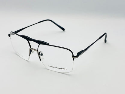 Porshe Semi Rimless Glasses | Wearluxurys