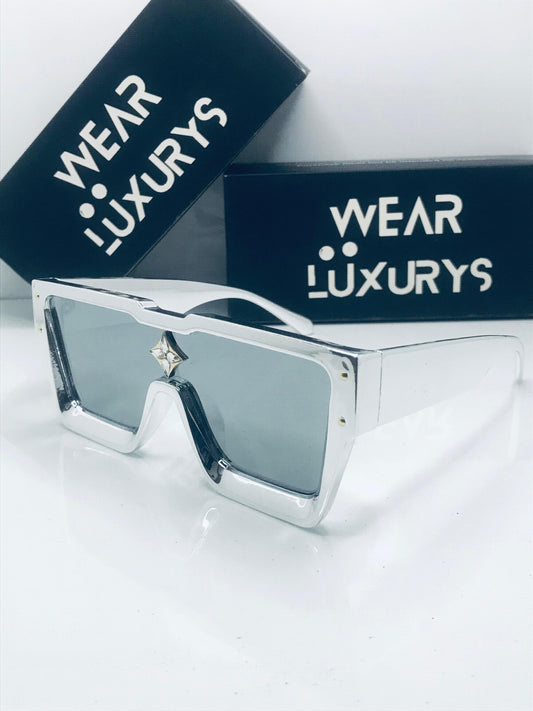 Cyclone Sunglasses Silver | Wearluxurys - Wearluxurys