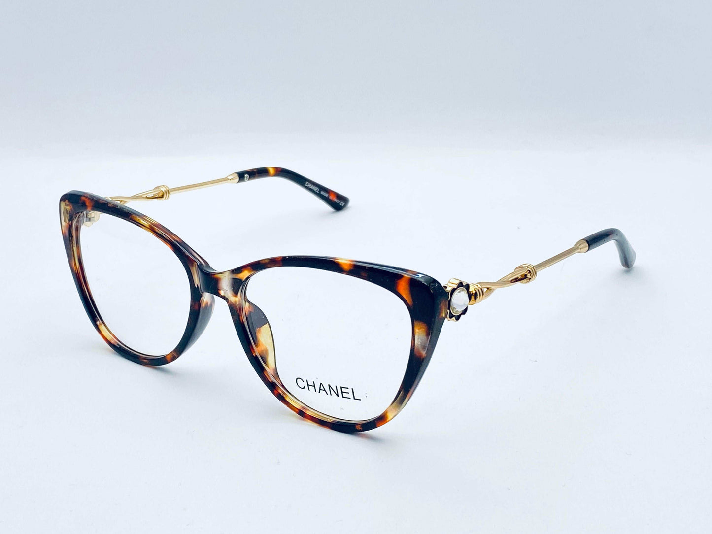 Chanel cat-eye Diamond side eyeglasses | wearluxurys - Wearluxurys