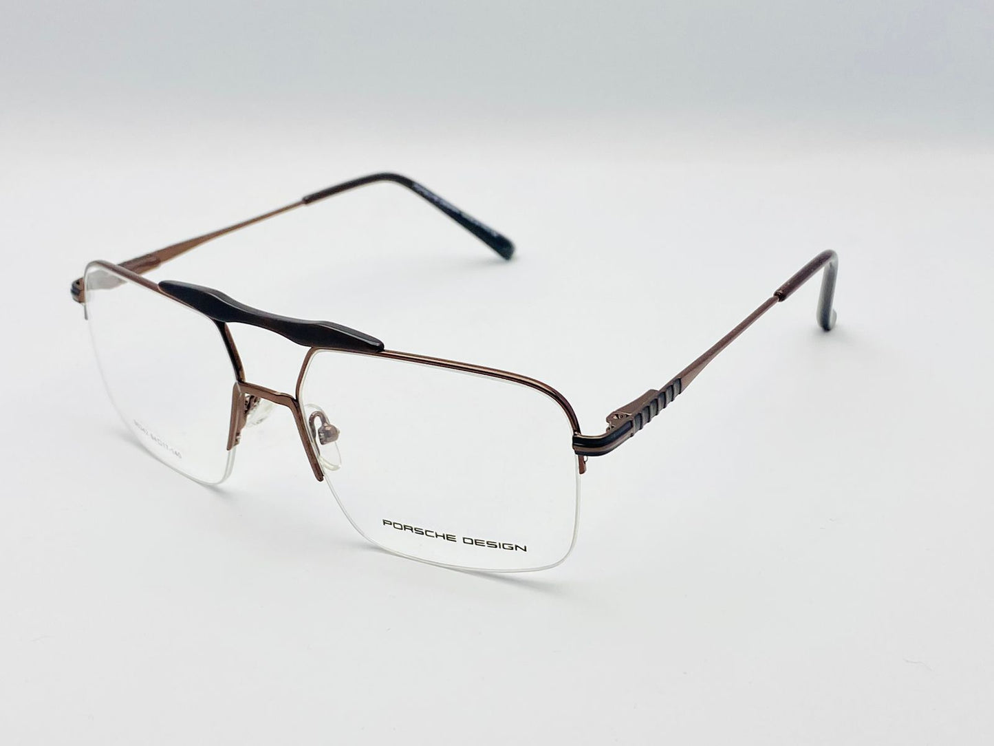 Porshe Semi Rimless Glasses | Wearluxurys