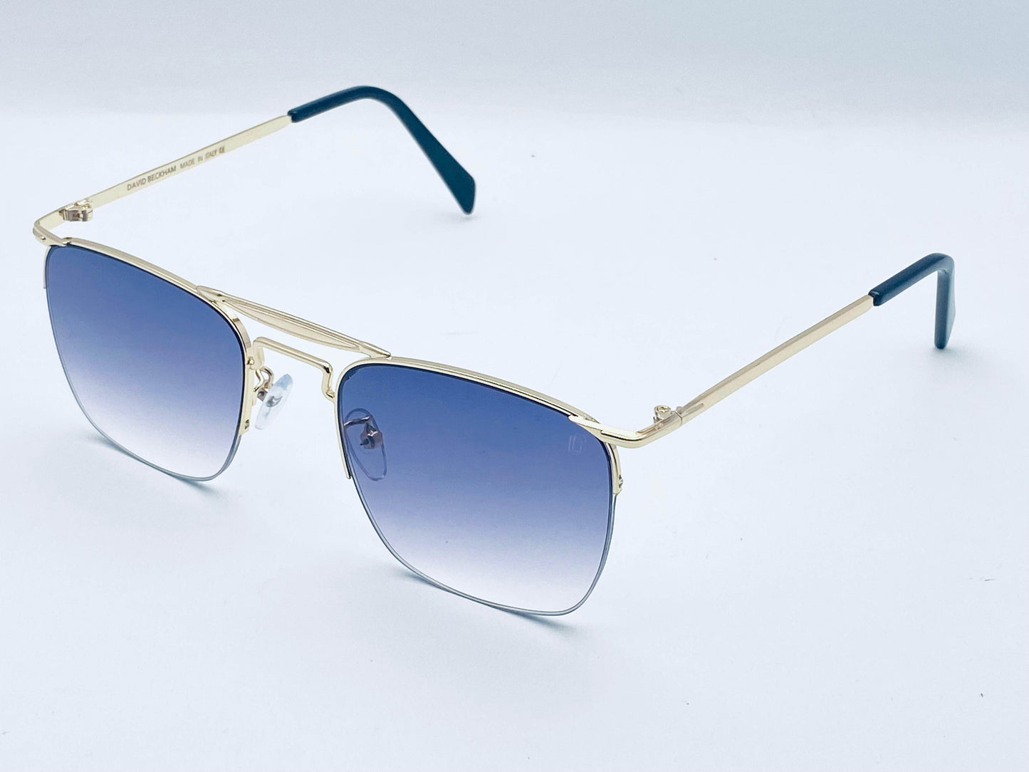 David Bechkam Semi Rimless Sunglasses | Wearluxurys - Wearluxurys