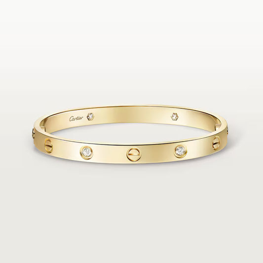 LOVE bracelet, classic model, 4 diamonds