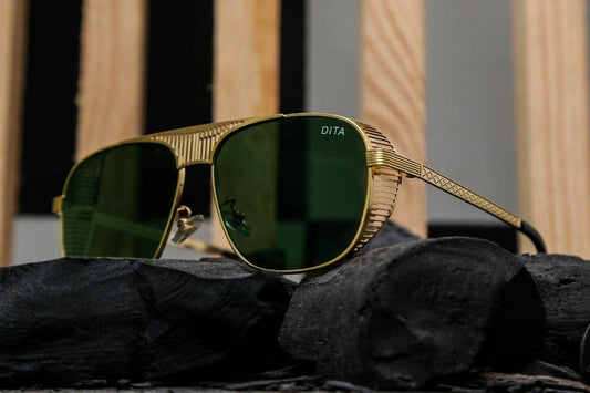 DITA Luxurious Golden Frame Sunglasses - Wearluxurys