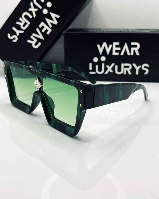 Porcelain Green Cyclone Sunglasses | Wearluxurys - Wearluxurys